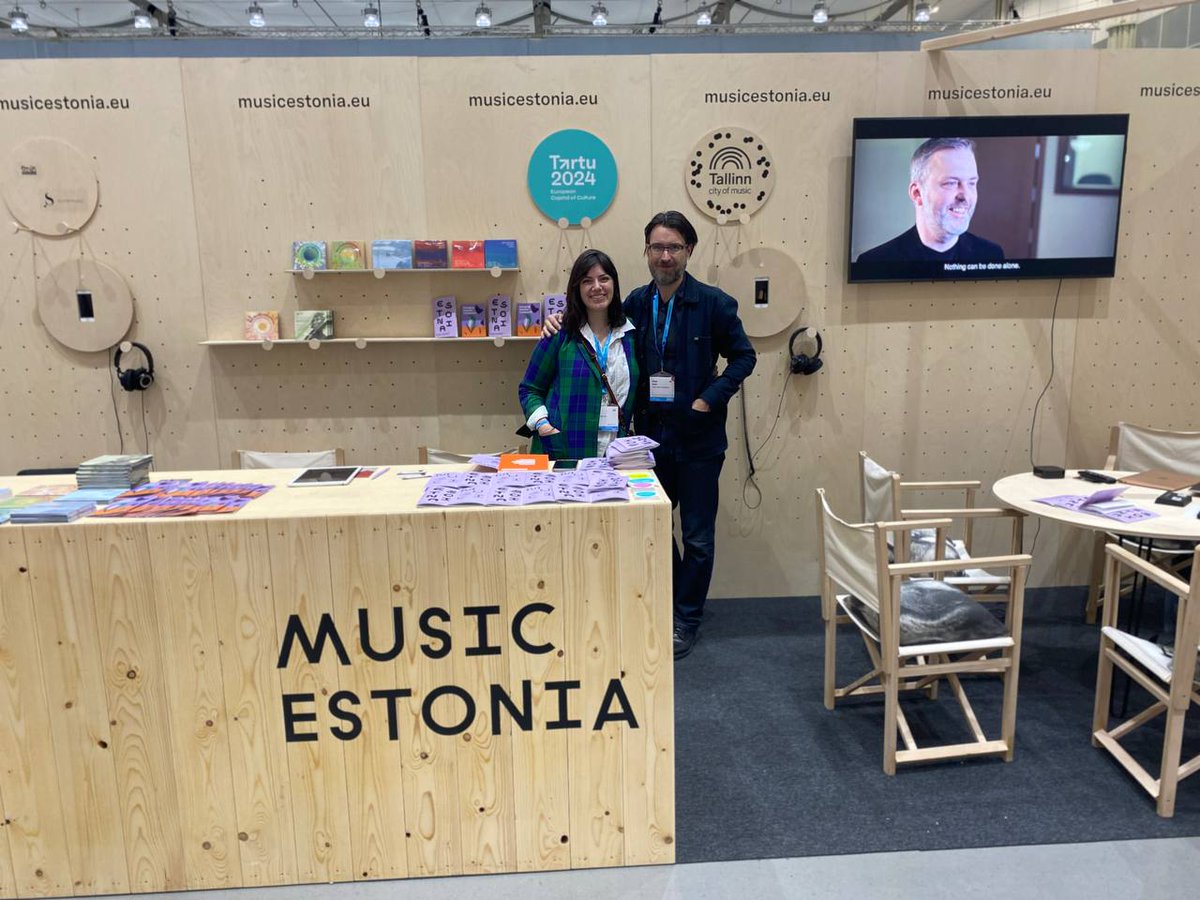 Tartu2024's tweet photo. We are delighted to be part of the Estonian delegation at this year's @ClassicalNEXT. Come and meet @HeigoTeder from #Tartu2024 team and the rest of the Estonian delegates at the conference. #CNEXT22 #MusicEstonia https://t.co/65raWhkswe