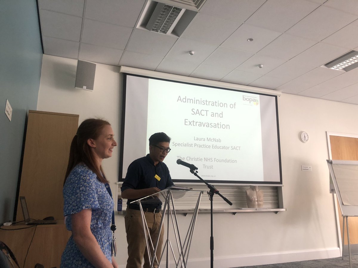 CParbutt's tweet photo. Delighted to have @LauraEJ_McNab with us today #BOPAIntro sharing her knowledge of SACT administration and extravasation @BOPACommittee https://t.co/ry5H977qfL