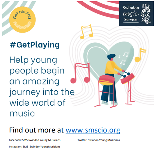 Give your child the opportunity to fall in love with music. Children ages 3-21 can #GetPlaying with us at smscio.org