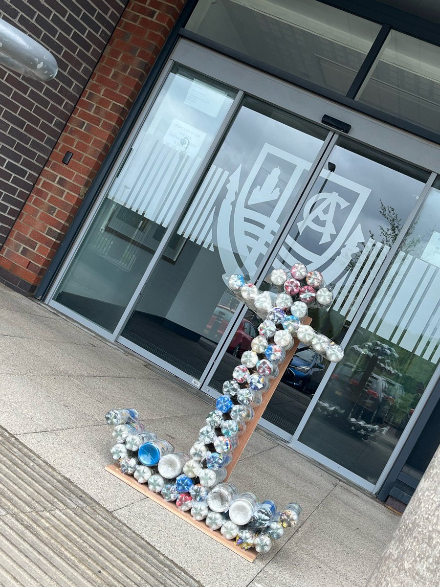 MrsMulholland1's tweet photo. Finally our Eco Brick Project is finished! ⚓️💜 https://t.co/pUXTqhDR7w