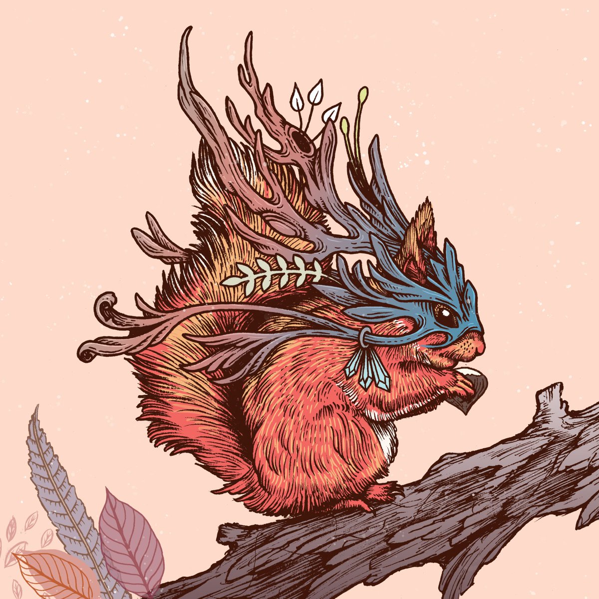 MatMiller_art's tweet photo. GM! Woke up to find that OG digital artist extraordinaire, Ryan @dblasphemy picked himself up a magical squirrel friend! That's twice you have collected from me and I'm truly grateful, thank you!

2 left! https://t.co/wFLTAjgVAW