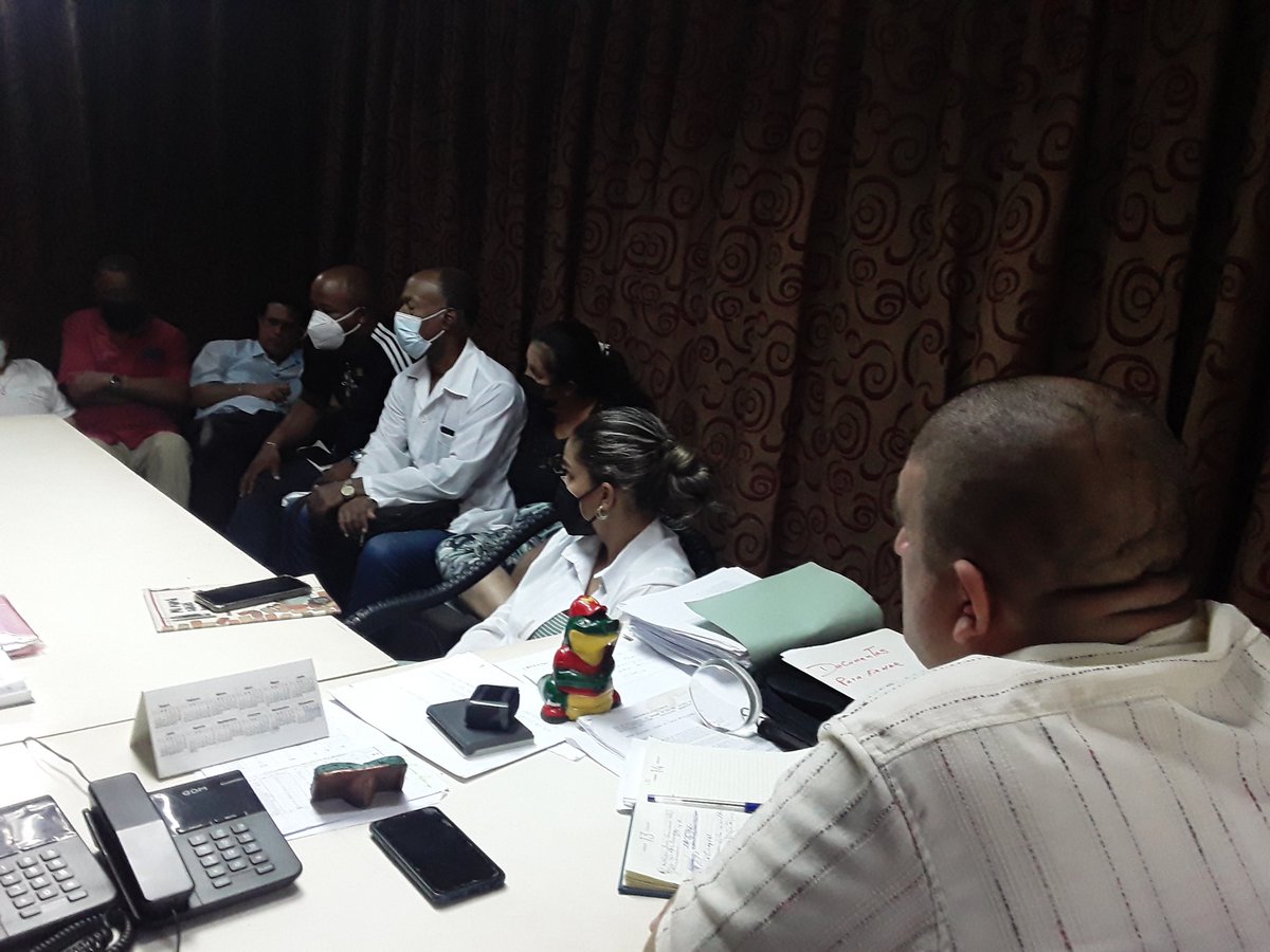 DMSaludMatanzas's tweet photo. Se desarrolla Reunión de Puntualización de la #DMSMatanzas, precisiones de temas de interés del sector y acciones vitales durante la semana como supervisiones a unidades como parte del cumplimiento al sistema de trabajo
#VamosConTodo
@WongCorrales
@SuselyMorfaG
@mariofsabines https://t.co/Hn1YmDQzZy