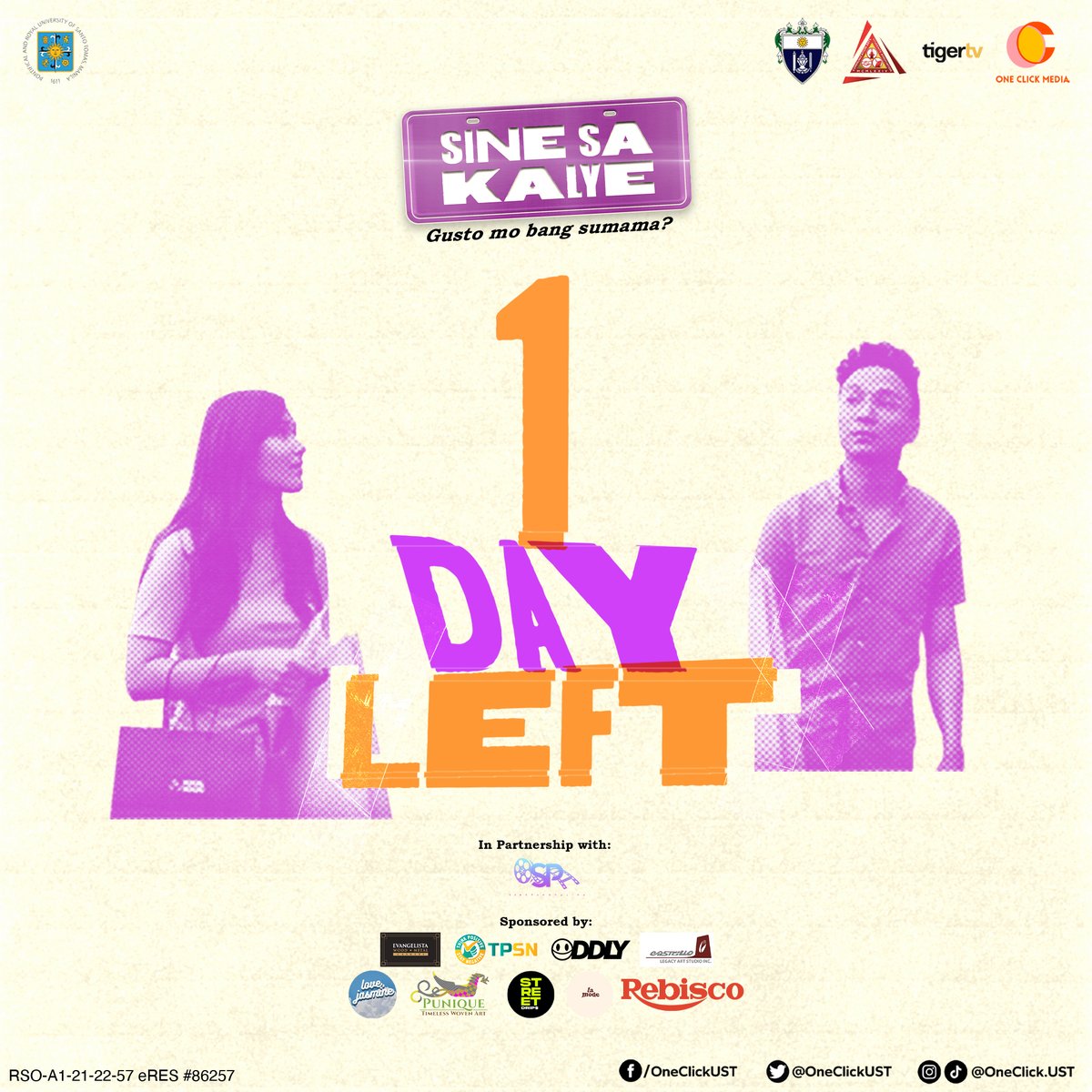 OneClickUST's tweet photo. Nakapagpa-full tank na ulit kami! See you again tomorrow! π½οΈπβ¨
#SineSaKalye
#LimitlessWithOneClick
#RedefiningCreativity
#StreamCon2022
#EmpowerThroughCASA https://t.co/D3DfgPwzJr
