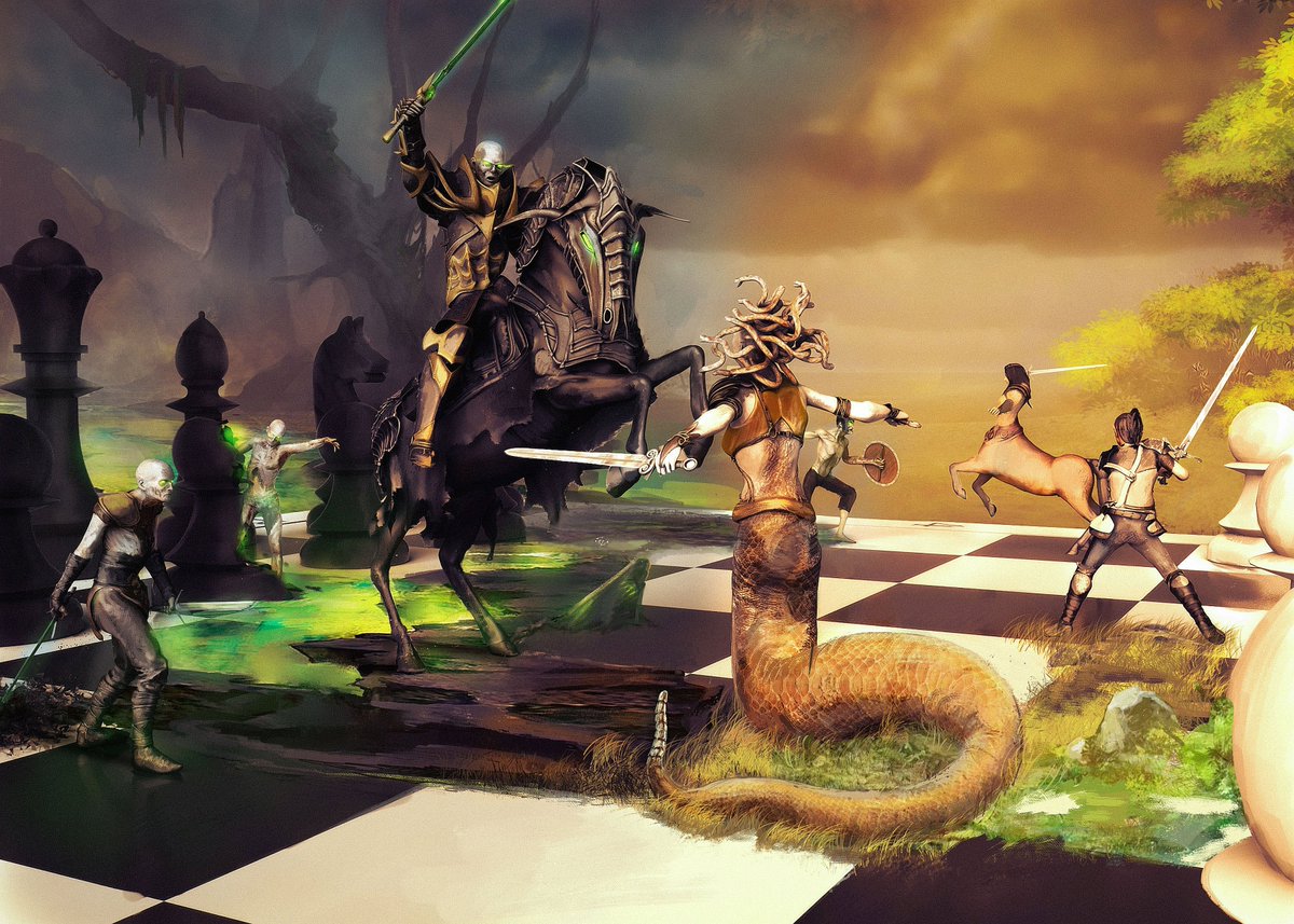 SHEDEVERstudio's tweet photo. Due to the fact that our family has grown a lot, we decided to hold an additional giveaway in our Chess Zombies Discord!๐ฅณ
Link in the pinned message!๐
The warriors of Giheron are waiting for you in our metaverse!๐ฆธโโ๏ธ๐ซ
#NFTCommunity #NFTGiveaway #NFTs #ChessZombies #Chess https://t.co/zhJD8uL75j
