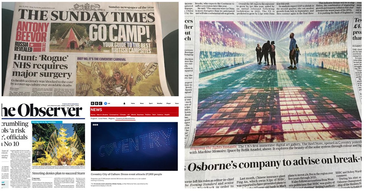 robmacpherson's tweet image. It&apos;s been a privilege and a pleasure working with @Coventry2021 over the last few crazy weeks. Thousands enjoyed The Awakening, This is the City parade, and Our Wilder Family this weekend. 

Thanks @Lau_McMillan @masutherland @chenineb @LeeCorden @railtonrailton and all the teams