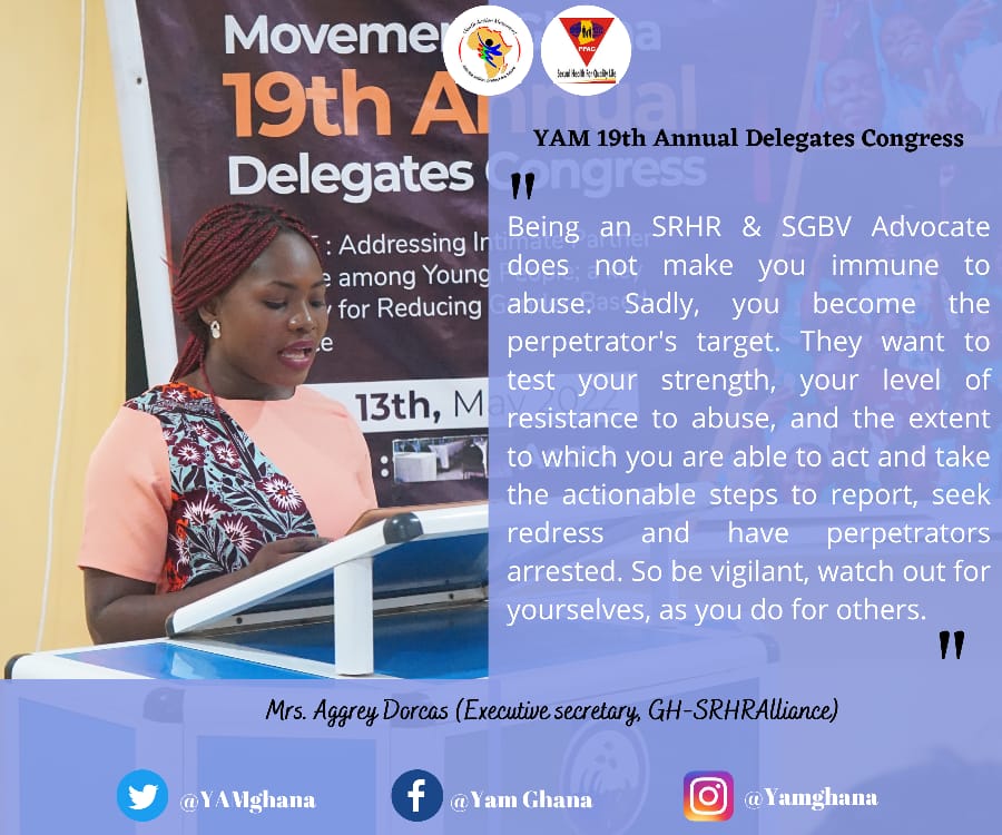 Being an SGBV advocate does not make you immune to abuse. Be vigilant and take appropriate steps in reporting perpetrators. Report all forms of abuse!!! <a href="/DManortey/">Dorcas Manortey, MPH</a>

YAMGHANA- join the Action, Protect the Future!!!!