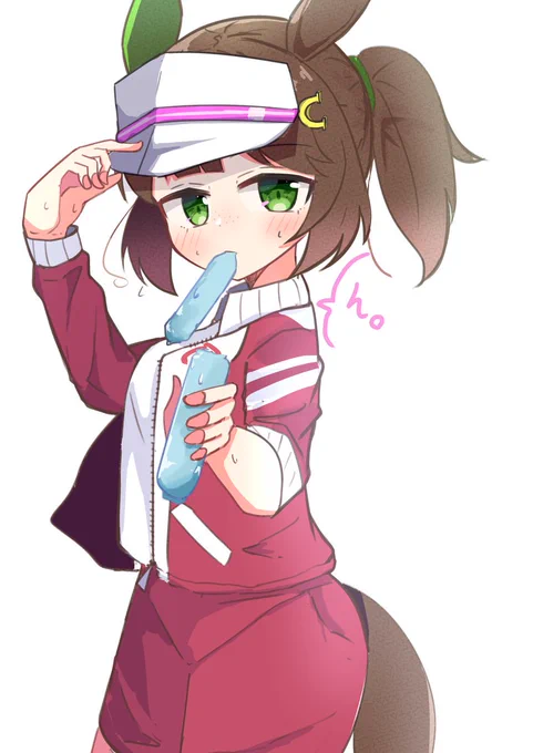 アイネスフウジン、ぽっきんアイスが似合うね… #ウマ娘