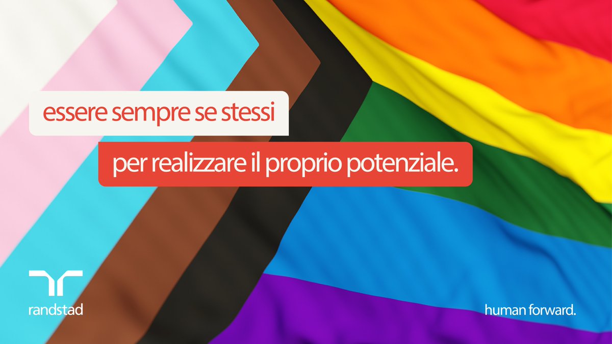 RandstadItalia's tweet photo. In un mondo del lavoro inclusivo, la sola differenza è l’unicità di ogni singola persona. Tutti abbiamo il diritto di essere noi stessi, sempre.
#HumanForward #IDAHOT2022 #idahotday #Randstaditalia https://t.co/PyosllhhCI