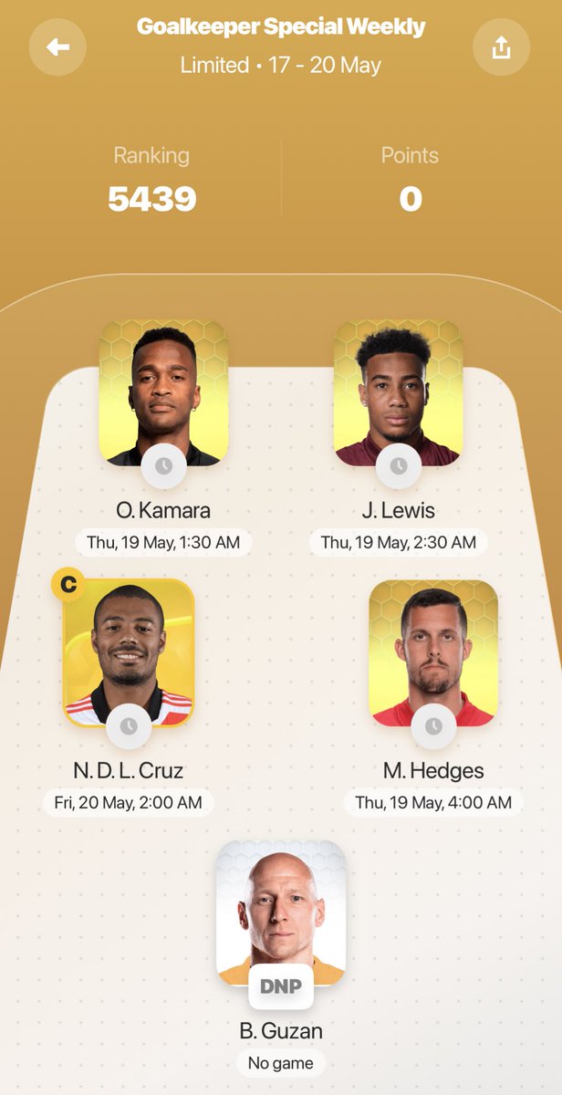 razielqqq's tweet photo. Have super high hopes with the America lineup for #GW271 on #Sorare, with the GK and All Star teams are just for fun.

Good luck folks!! 👊🏻 https://t.co/QLgLZtQ82t