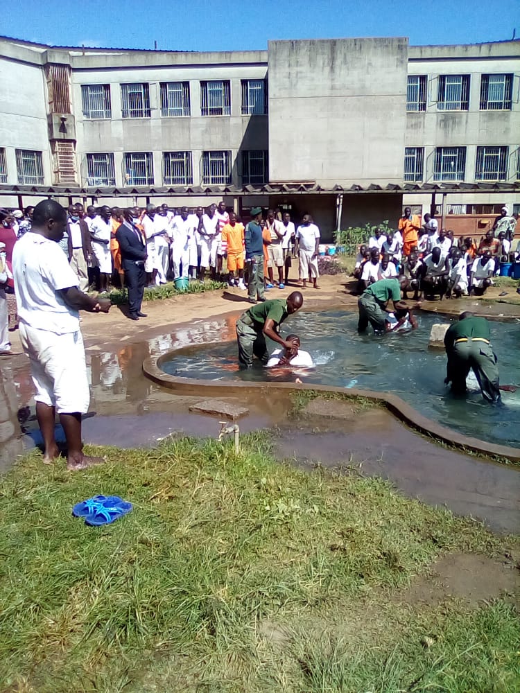 325 inmates were converted from convicts to convents after baptism at Chikurubi Maximum Prison. ZPCS Chaplaincy guides inmates through spiritual devotion which creates positive mentality for offenders. Psychologically, inmates have a different worldview after accepting Christ.