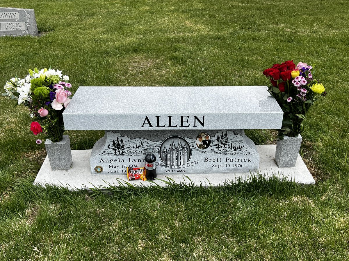 Wishing my beautiful bride a happy birthday in heaven today!