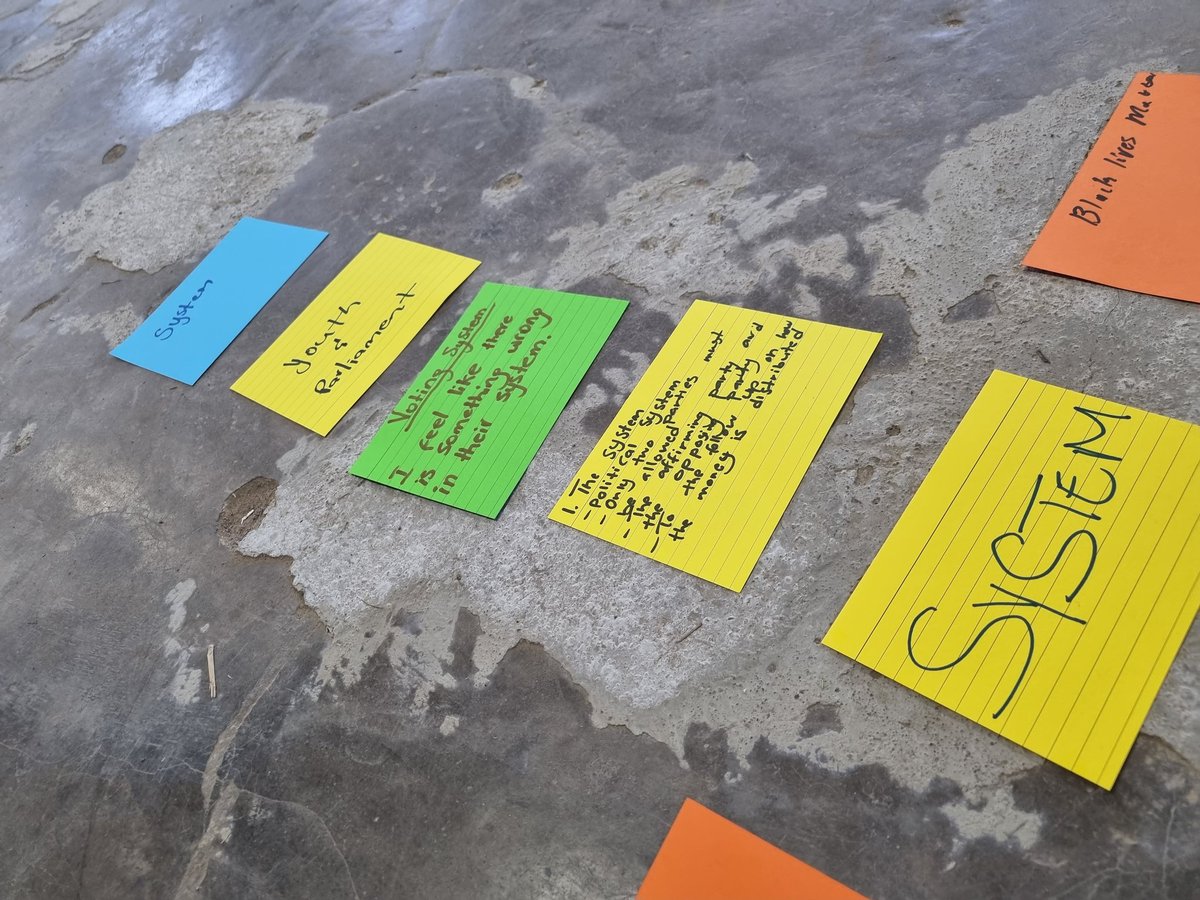 rivonia_circle's tweet image. [DEMOCRACY BUILDER E.CAPE]

In Sterkspruit all groups designing South Africa 2.0 decided of the things they want to solve for they want to all create new systems. Education systems, election systems, the justice system. 

Sterkspruit is done with #Systemoffline

#ActionCircles