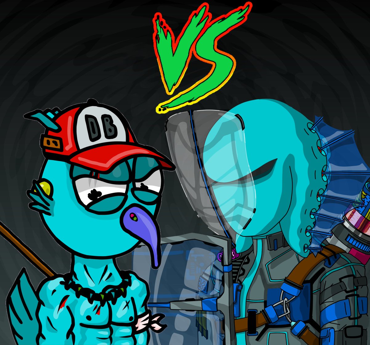 KamkraftX's tweet photo. Round 1 was #DerpVsPred for me its complete, these two mighty warriors battled it out and my OG buff win 💪
Bring in round 2 of the community driven arena battle!
Thanks for the hard work @Melau_Gaming & @highwindNFT https://t.co/Y7bqUizRAE
