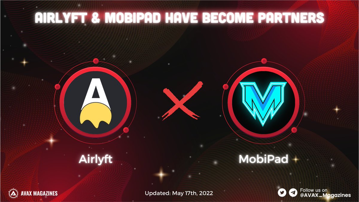 AVAX_Magazines's tweet photo. 🥳Congratulations @airlyftone &amp; @PadMobi become partners 

🤝This cooperation brings the growth hacking functionality of #AirLyft for #PadMobi genuine community growth &amp; engagement

🌐https://t.co/WcBXEs01MD

#AVAX #Avalanche $AVAX #NFTs #NFTCommuntiy #token #GameFi #AVAXNFT https://t.co/is1BbyzbzU