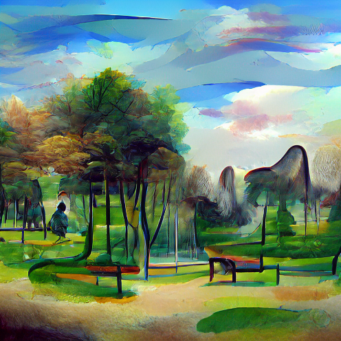 O_T_Human's tweet photo. Landscape involving a park (#DYFB) #art #artist #artwork #nft #nfts #nftcollector https://t.co/vYv5PZ31dO