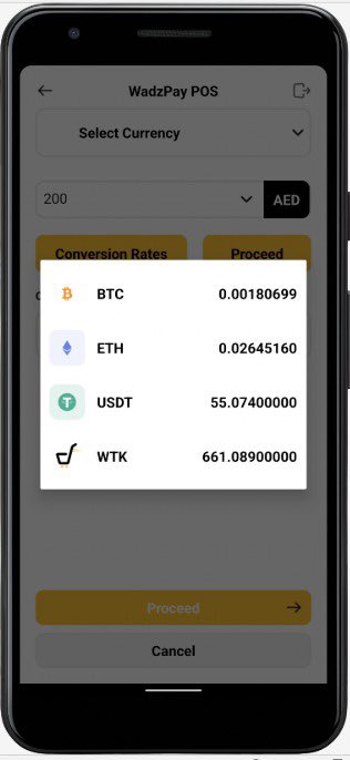 Live POS transaction in action:
#dynamicqrcode refreshes every 10sec
#directratefeed to any terminal
#4seconds to finality

#wtk #algorand #algo #wearewadzpay <a href="/WadzPay/">WadzPay</a>