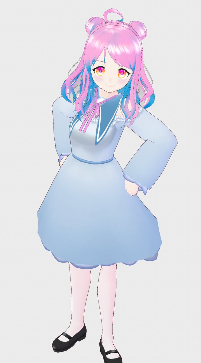 soraniel00's tweet photo. 久々にアルテミスシリーズから、
5女《ROROA-05(ロロア)》がデビュー!
アイドル型アンドロイドです!
瞳は、カメラ感が出るように、透明感を出してみました!
#VRoid #ROROA https://t.co/uY1XHqasGz
