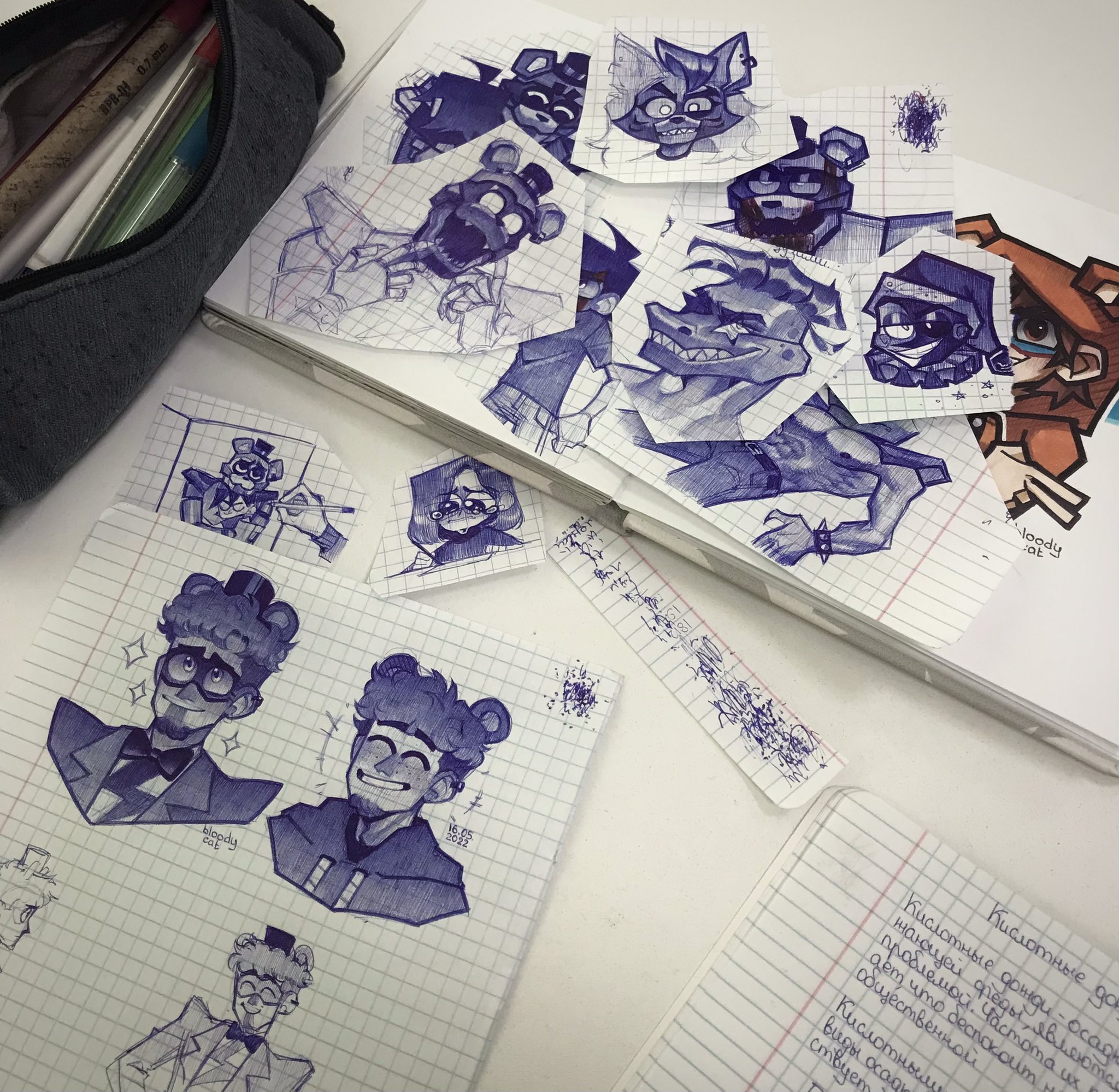 Bloody cat on Twitter: "Сейчас буду всё это в срачбук клеить https://t