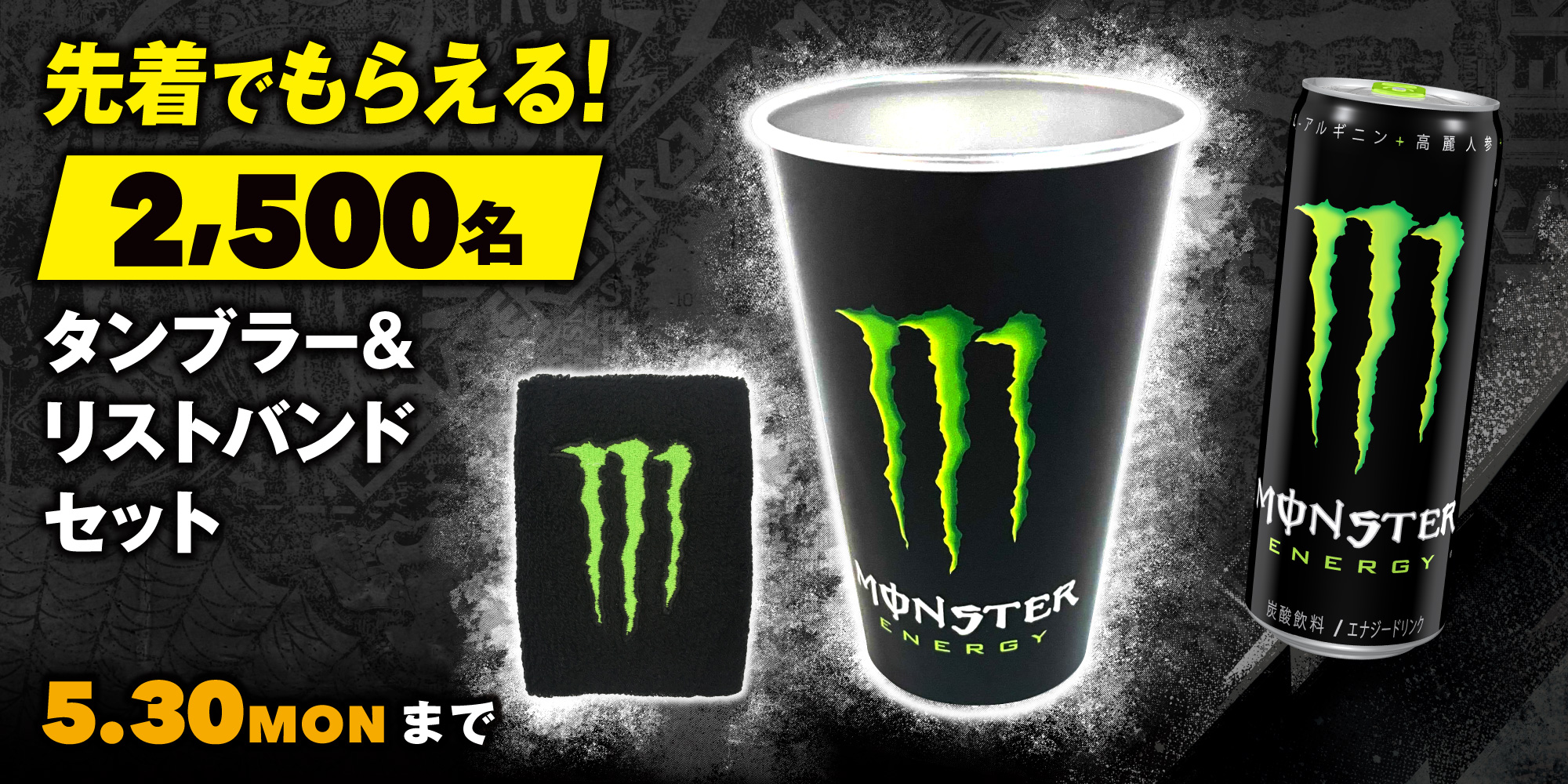 モンスターエナジー限定リストバンドパック