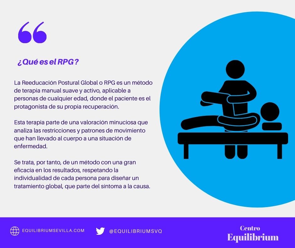 equilibriumsvq's tweet photo. El RPG es una de los métodos que podrás encontrar entre las terapias de nuestro centro.
#fisioterapia #RPG #sevilla #centroequilibrium https://t.co/wKk8AnVWjm