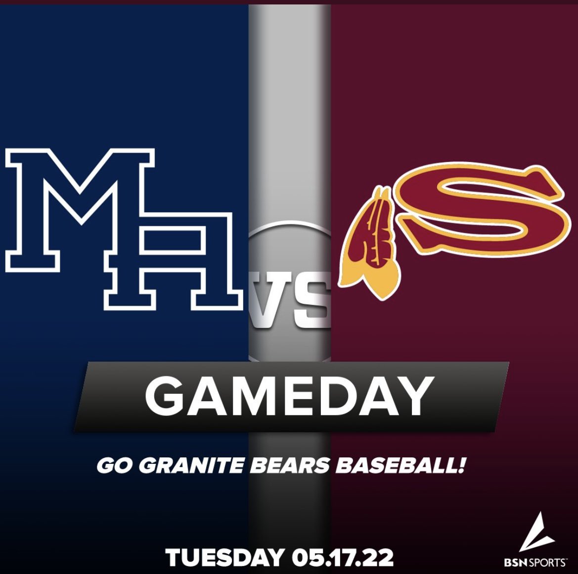<a href="/GraniteBears/">MA Athletics</a> ⚾️ Game Day
“Sweet 16” 3rd Round
on the road vs <a href="/SaurasBaseball/">Matheus Silveira</a> 7:00 
wpaq740.com $7.00 (State pass only)
GO 🐻 <a href="/MACSchools/">Mount Airy City Schools</a> <a href="/granitesquad/">GSOD</a> <a href="/MrCoryLeeSmith/">Cory Smith</a> <a href="/Bears_BBCoach/">Brian Hawks</a> <a href="/AiryBaseball/">Mount Airy Baseball</a>