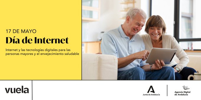 CGRociana's tweet photo. RedGuadalinfo: RT @AgenciaDigAnd: 🟢#AndaluciadigitalizADA
Internet nos ha cambiado la vida.
Con @AndaluciaVuela y @RedGuadalinfo celebramos el #DiaDeInternet poniendo en valor la #TransformacionDigital de la ciudadanía y la capacitación en #competen… https://t.co/d2dYbnUrWU
