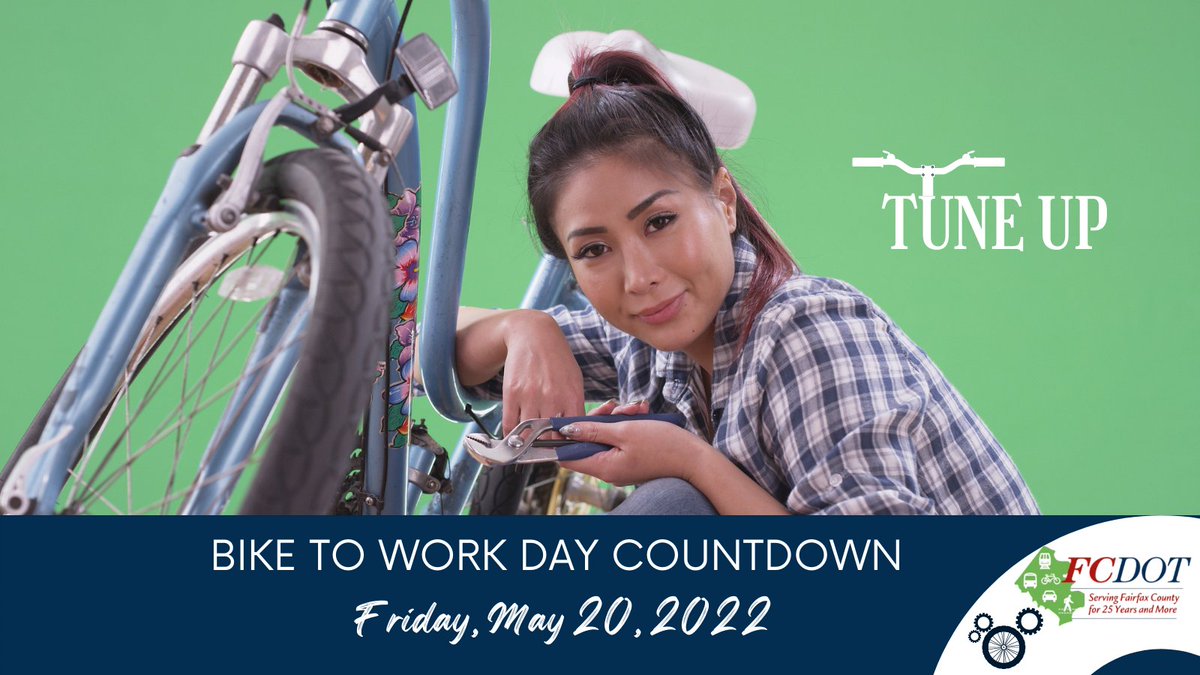 ffxconnector's tweet photo. Tuesday Tune-up 🚲
Don’t wait until the last minute to fix a flat tire or check the brakes. 
Bike to Work Day is just a few days away.
Register: https://t.co/OwoSS3Macx. https://t.co/2SEIrdjqPh