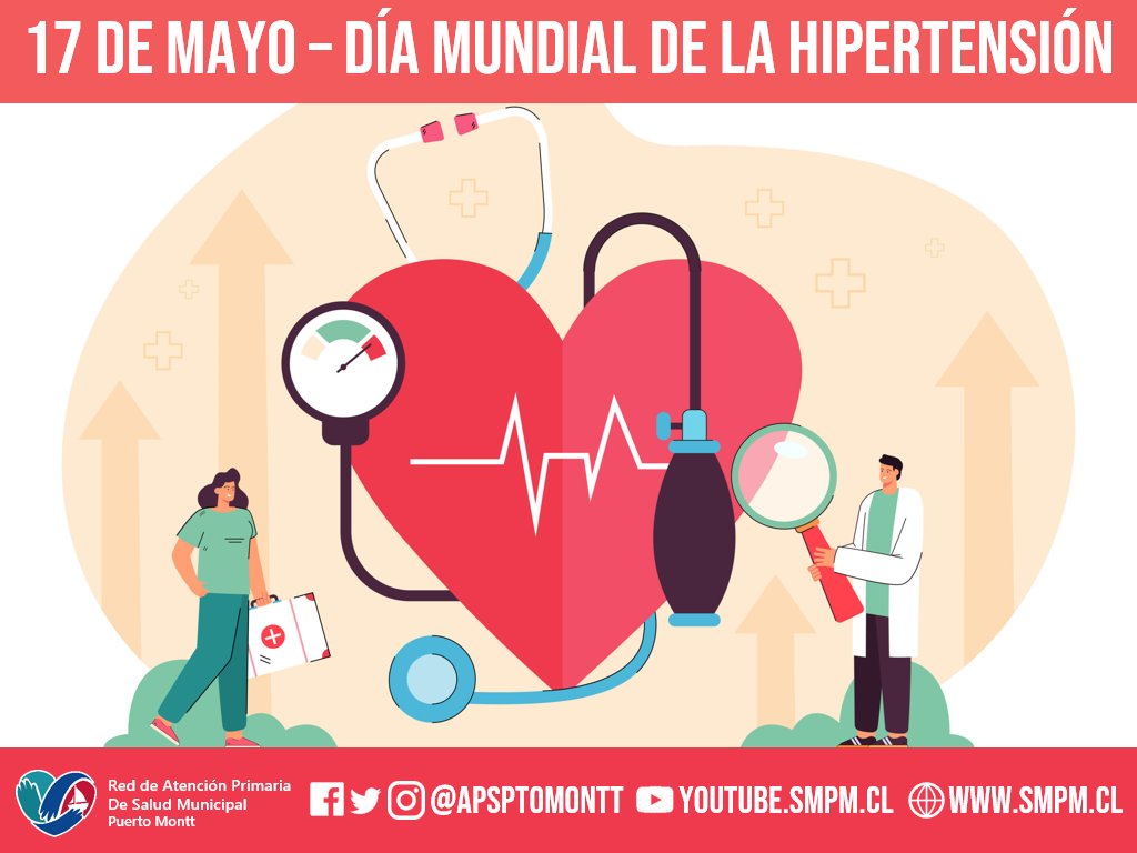 PtoMonttSalud's tweet photo. 🗓️ 17 DE MAYO - DÍA MUNDIAL DE LA HIPERTENSIÓN ❤️ https://t.co/uE7LWLPPz5