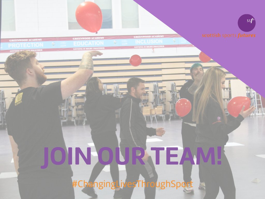 SSF_Futures's tweet photo. WE ARE GROWING OUR TEAM 📢  

We are recruiting for MULTIPLE sessional worker roles across Scotland &amp; board positions. If you/ know someone who is passionate about #ChangingLivesThroughSport click 👇  
https://t.co/9tR3wgHjiH 

Please share! 
@CashBackScot @sportscotland https://t.co/AIO04NnC8w