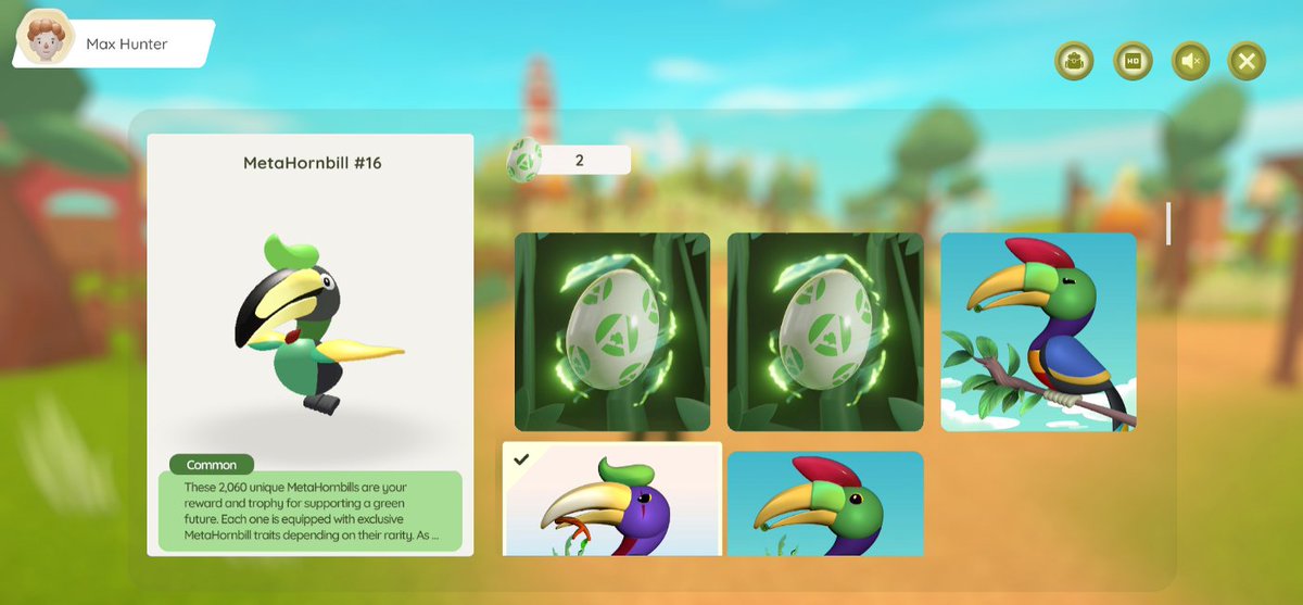 NetZero_game's tweet photo. The #MetaHornbill Eggs are hatching beautifully in their 2D and 3D form! 🤗

To start hatching, head over to https://t.co/l67fQhdZk5 and use this handy Medium guide https://t.co/0A4aygayAg to help you out! https://t.co/bFaVb8EiAg