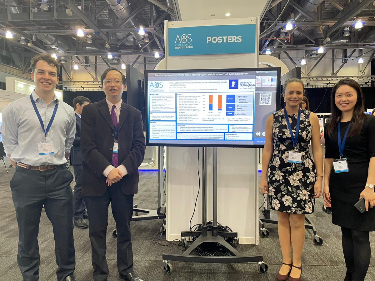 The team at @ABSGBI #ABSCONF22 @kwokleungcheung @Rachelleexn @jfranciswm showcasing our work from @NottmBCRC @UoNFacultyMHS in collaboration with @mjcard1964