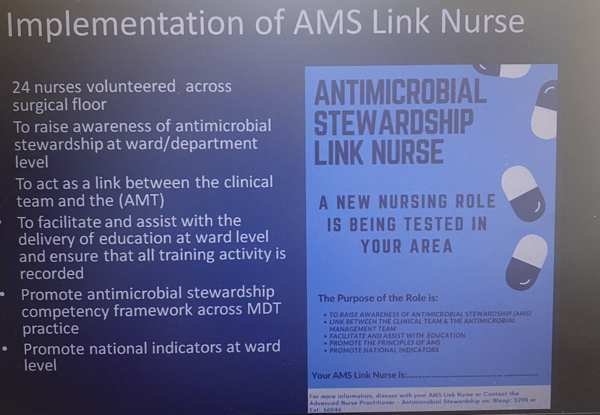 Well done @jomcewen1977 and @steed1202 great work with HARP. So impressed that so many nurses have volunteered to be AMS link nurses 🙌🏻🙌🏻#AbxMay2022 @SAPGAbx @SANGnursingAMS
