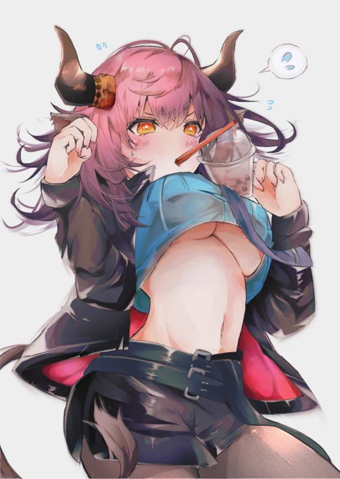 乗っちゃうシデロカさん #アークナイツ #明日方舟 