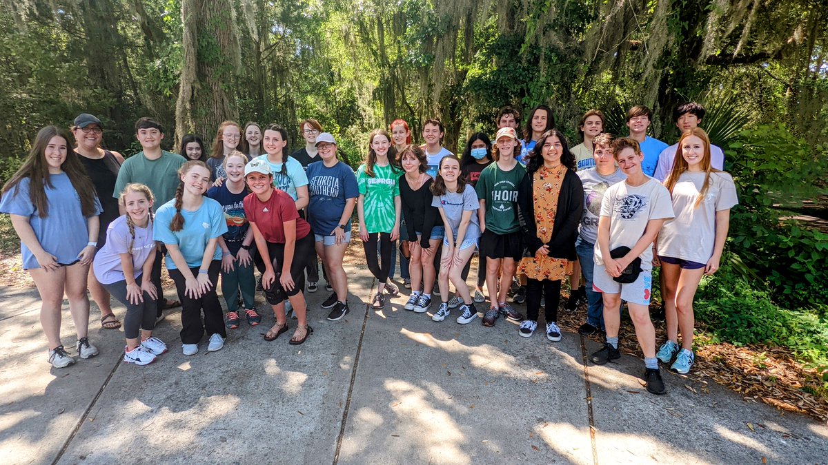 SEBHS AP Biology students spent the day learning all about animal behavioral research at Oatland Island Wildlife Preserve.