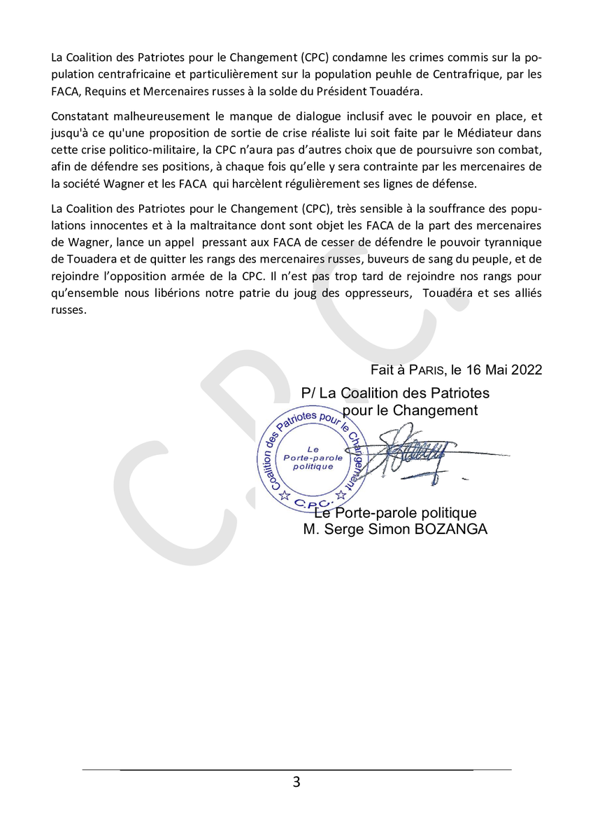 CiBaroud's tweet photo. Tuerie de Gbokologbo : Communiqué de la CPC... https://t.co/Ru9NcKZipP