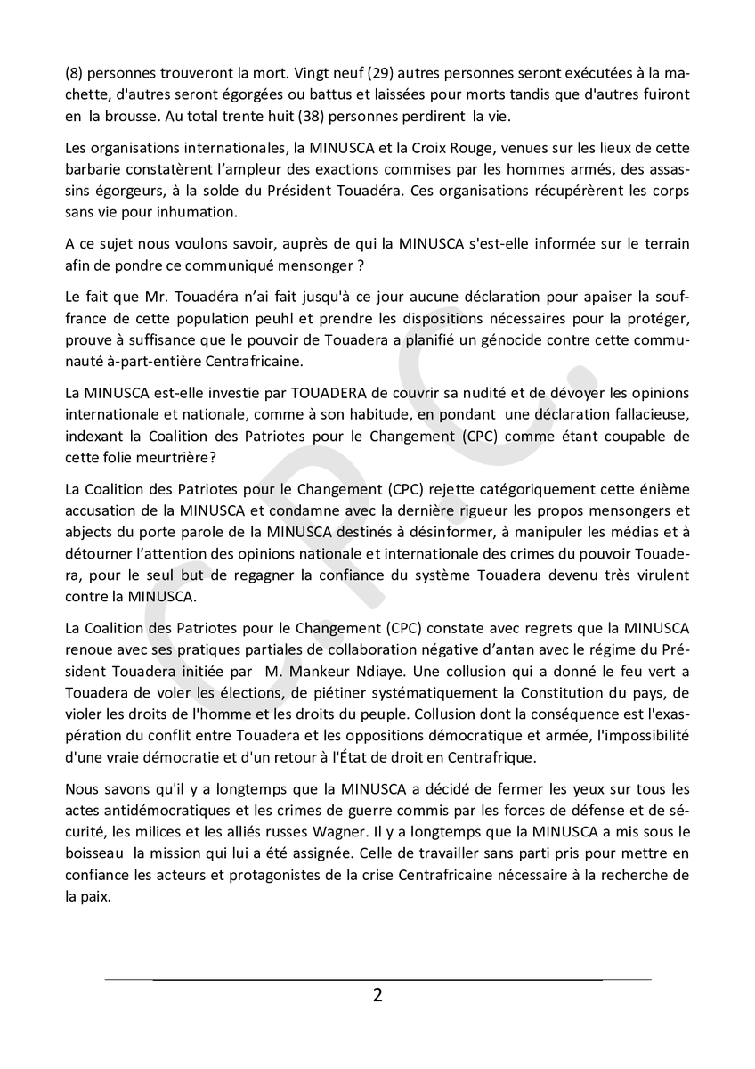 CiBaroud's tweet photo. Tuerie de Gbokologbo : Communiqué de la CPC... https://t.co/Ru9NcKZipP