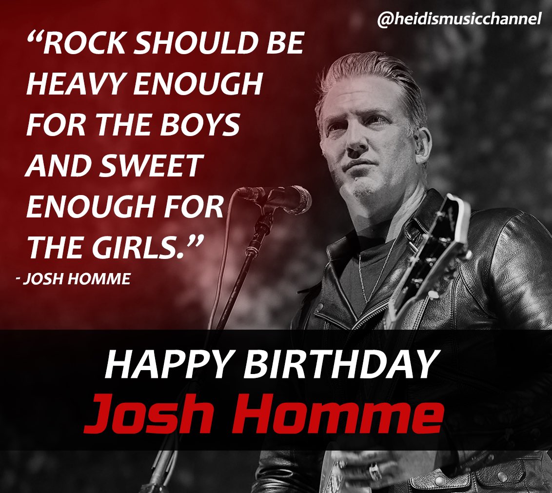 Happy birthday to my favourite musician in the world! Josh Homme       