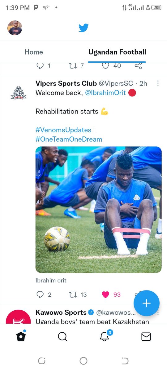 musayigwavipers's tweet image. The electric man is back
#IO7.happy to see you venom back in training