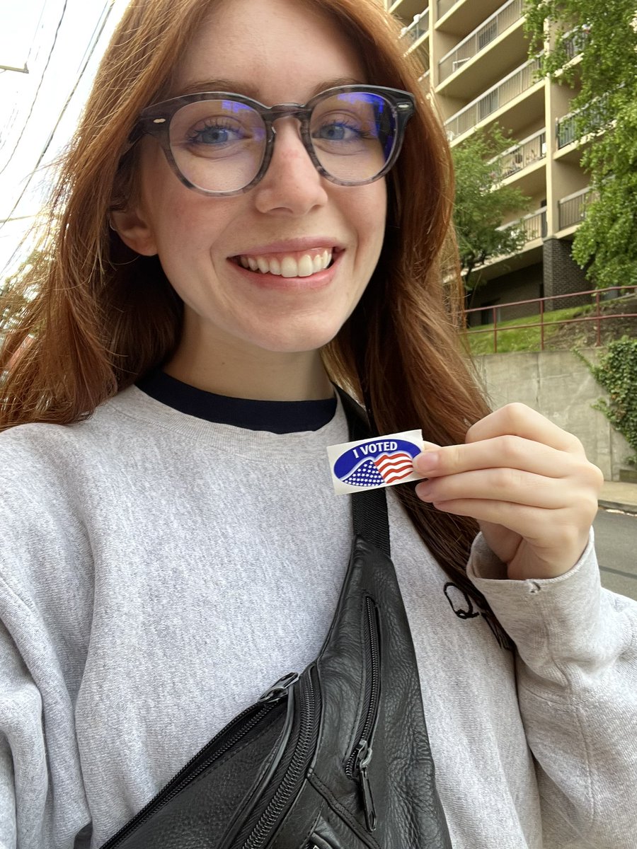 Up bright and early to vote for @JerrySDickinson