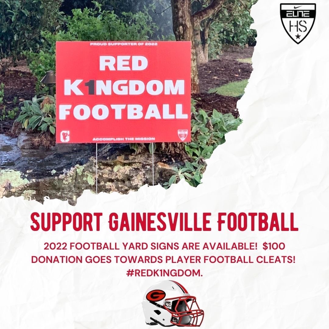 Gainesville HS Football on Twitter "Red Elephant nation, we still have