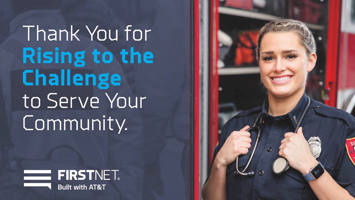 NEFireChiefs's tweet photo. #emsweek
May 15th - 21st, 2022
….
Thank you to our First Responders who continually give their best in caring for the community!
@FirstNet
….
#firstnet #firstnetbuiltwithatt
#firstresponders #emt #healthcareheroes #paramedic #risingtothechallenge https://t.co/UocOoTcOrg