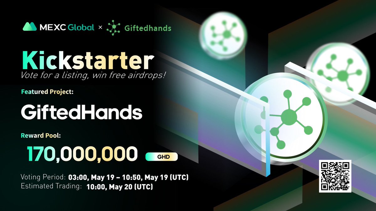 Is Our Future giftedhands Competency! #GHD to The moon 🚀
🗳️Vote with $MX to get $GHD listed and share 170,000,000 $GHD 🔥🔥
⏰Period: 03:00 - 10:50 May 19 (UTC)
📈Trading: 10:00 May 20 (UTC)

Details: bit.ly/3Ng5xi0

💚Sign up: bit.ly/3uemwLl

#Giftedhands #BTC