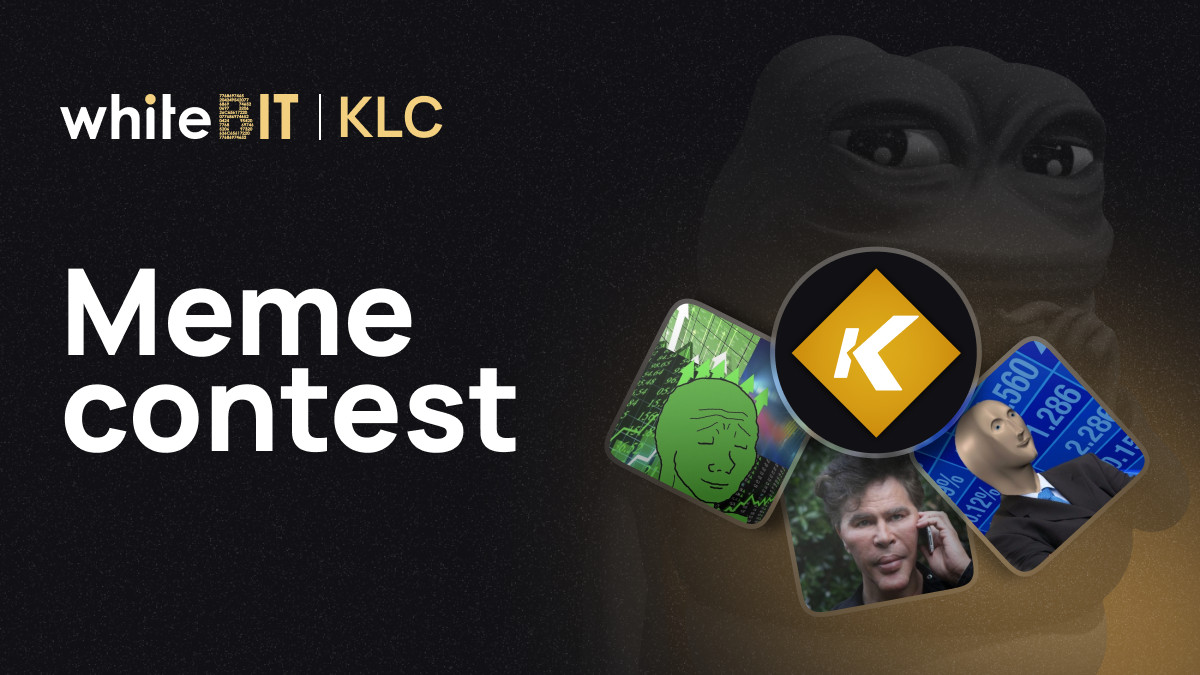 WhiteBit's tweet photo. 👻 Send a meme about @KalyPay &amp; WhiteBIT &amp; participate in the $600 giveaway (in $KLC):

🔶 follow @WhiteBit and @KalyPay on Twitter;
🔶 like and RT this tweet;
🔶 post a meme on Twitter or Reddit &amp; add #WhiteBIT_meme;
🔶 fill in the form: https://t.co/1CJ5RdZ9ee ⬇️ https://t.co/6JmO9N1L9J
