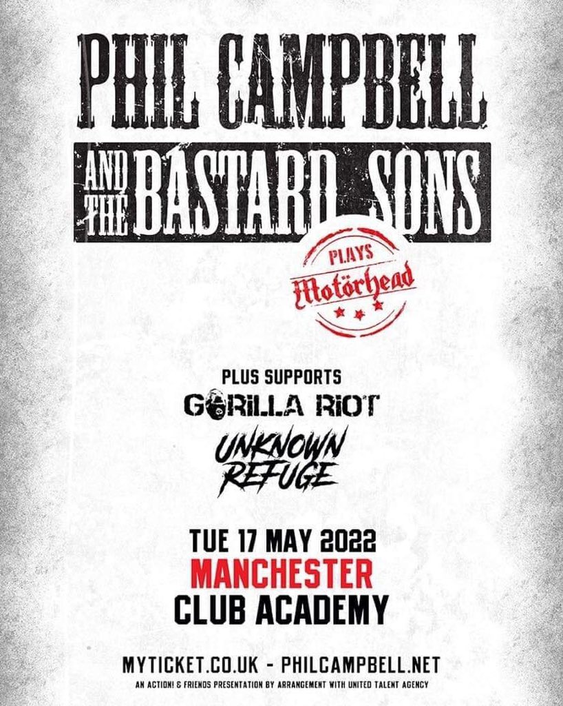 PCATBS's tweet photo. MANCHESTER!

We play Club Academy tonight! 

Doors 19:30
Unknown Refuge 19:45 – 20:15
Gorilla Riot 20:30 – 21:00
PCATBS -  21:30

Tickets will be available on the door! https://t.co/hWZGqSiaVa
