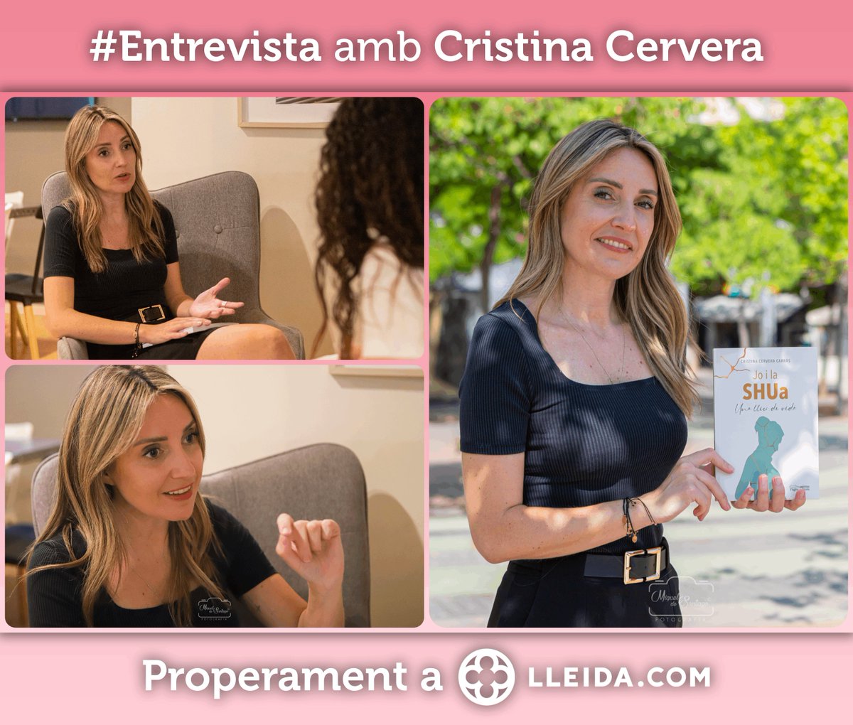 📝 #ENTREVISTA | Què faries si et despertes d'un coma de 22 dies després d'haver parit i no pots parlar, ni escriure, ni caminar? 📖 La lleidatana Cristina <a href="/CerveraCarras/">Cristina Cervera Carrás</a> ens dona una lliçó de vida amb al seu llibre "Jo i la SHUa" 👉 Properament a LLEIDA.COM