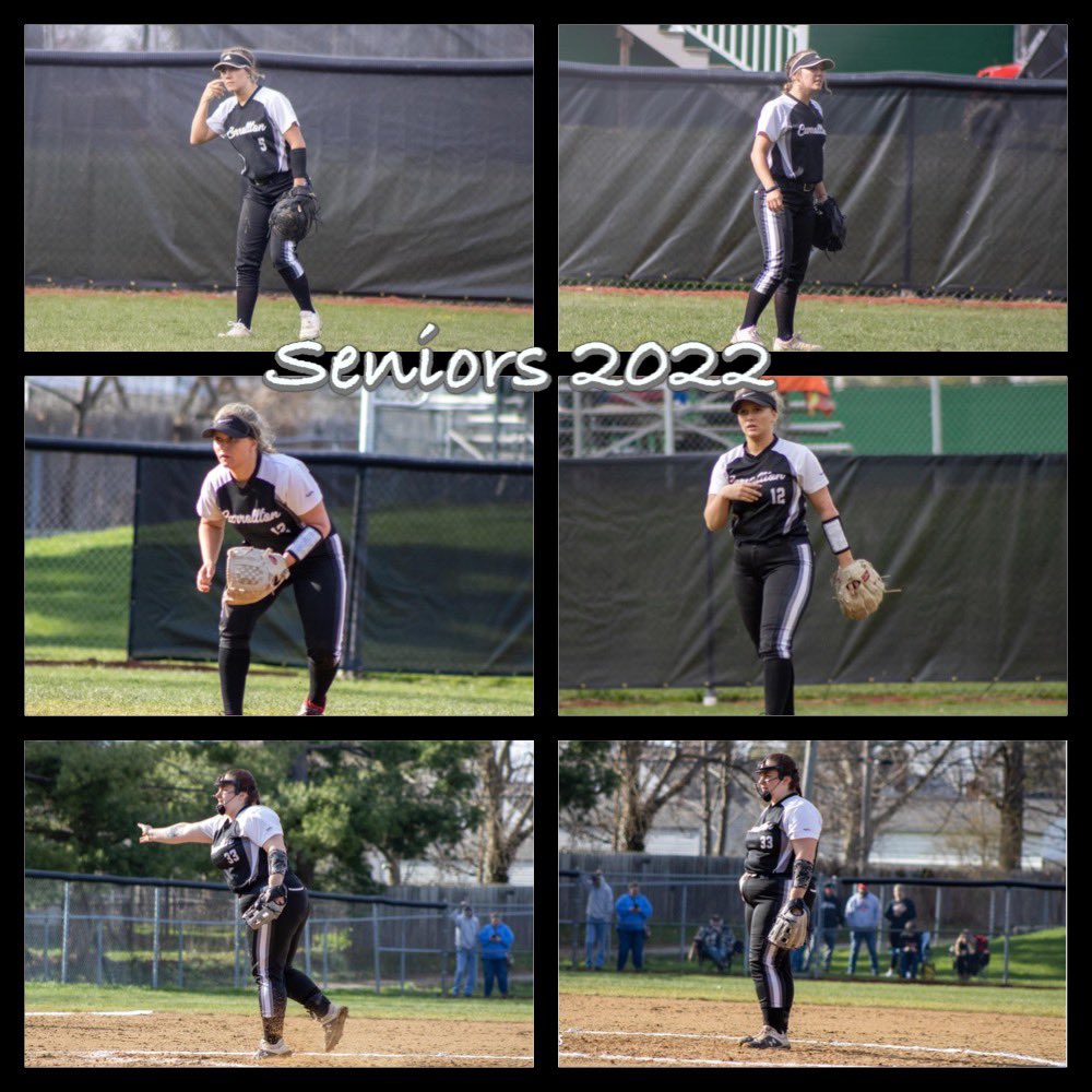 Today come support our seniors #5 Makayla Ball, #12 Jadyn Pidgeon and #33 Sarah McAfee as they play in their last HS softball game! 4:45pm starts announcements.. Game time 5pm Vs. Canton South!