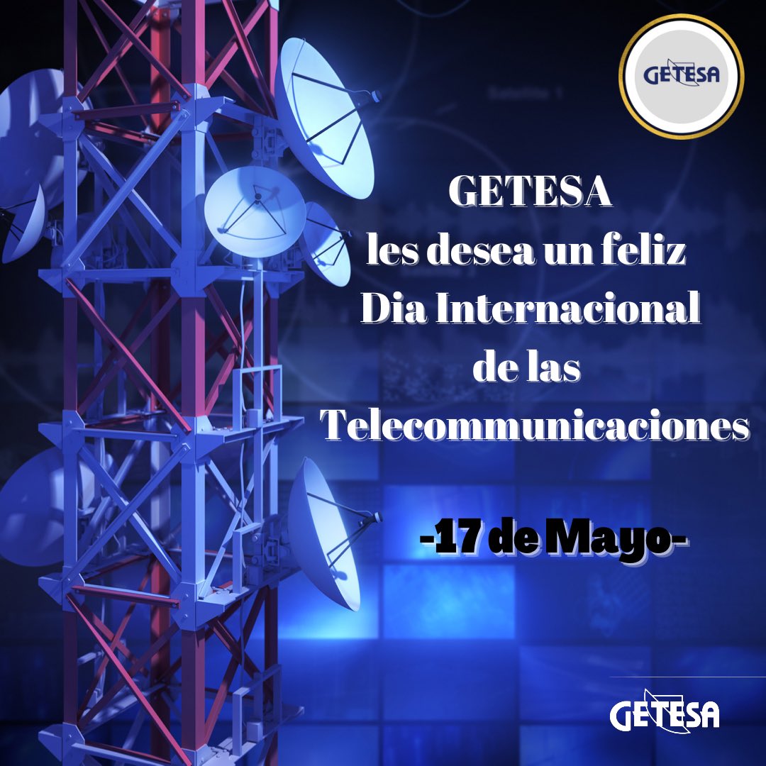 EgGetesa's tweet photo. 1️⃣7️⃣ de 0️⃣5️⃣
Día Mundial de las Telecomunicaciones y la Sociedad de la Información.📶🌐🌍
¡GETESA SIEMPRE CONTIGO!
.
#GETESA #GETESASIEMPRECONTIGO #transformaciondigital #telecomunicaciones #malabo #red #equatorialguinea #desarrollo #4g #mongomo #batacity #bioko #telefono https://t.co/HNiBkHYtJP