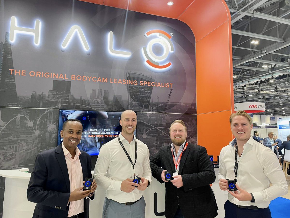 HALOSBodyCams's tweet photo. The boys are back in town at @IFSEC International 2022. 🎉 Drop by stand IF5010 where Matthew, Simon and Michael are showcasing our latest HALO Connect 4G body camera bundle.
https://t.co/T7R4if4VbN
#BeyondBodyCams #IFSEC2022 #ExCelLondon #BodyCameras https://t.co/acmbRR8SjT