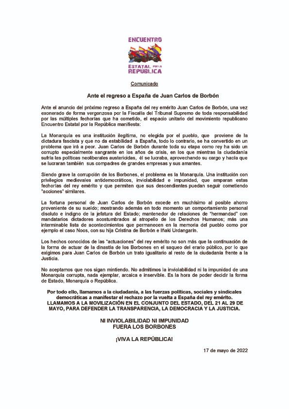 Encuentro Estatal por la República tweet media