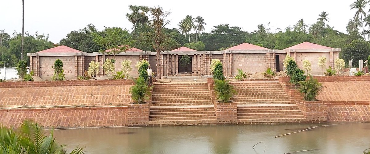 OBCC_Odisha's tweet photo. #SUANDO #RHPC #OBCC @OBCC_Odisha
Renovation and Development of Pandit Utkalamani Gopabandhu Das Birthplace Memorial & Museum Project at Suando in the District of Puri: Museum Building Front Elevation, Children Park work in Progress. https://t.co/NpRPtWINMp